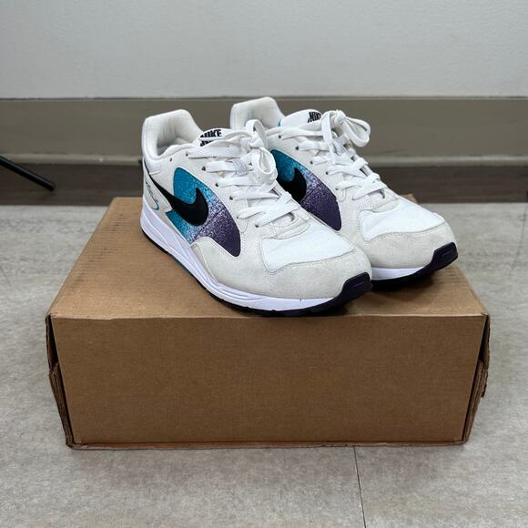 Nike Air Skylon Clear Emerald Low Top Shoes Cream White Purple